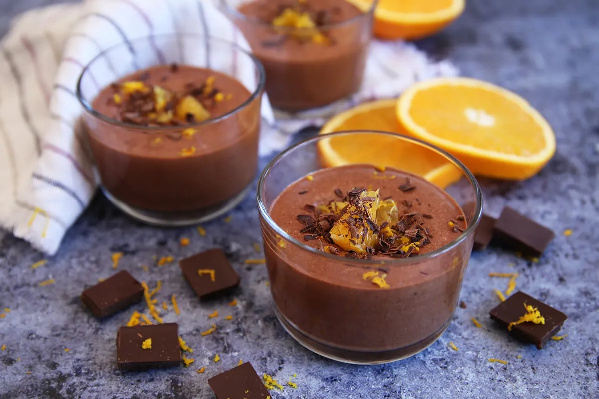 Narancsos-csokis mousse