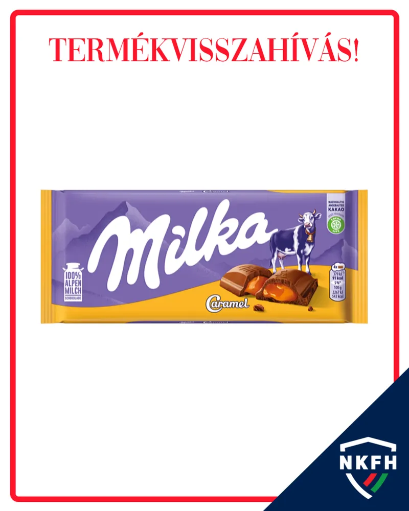 Termékvisszahívás: a Milka kedvelt táblás csokija az érintett