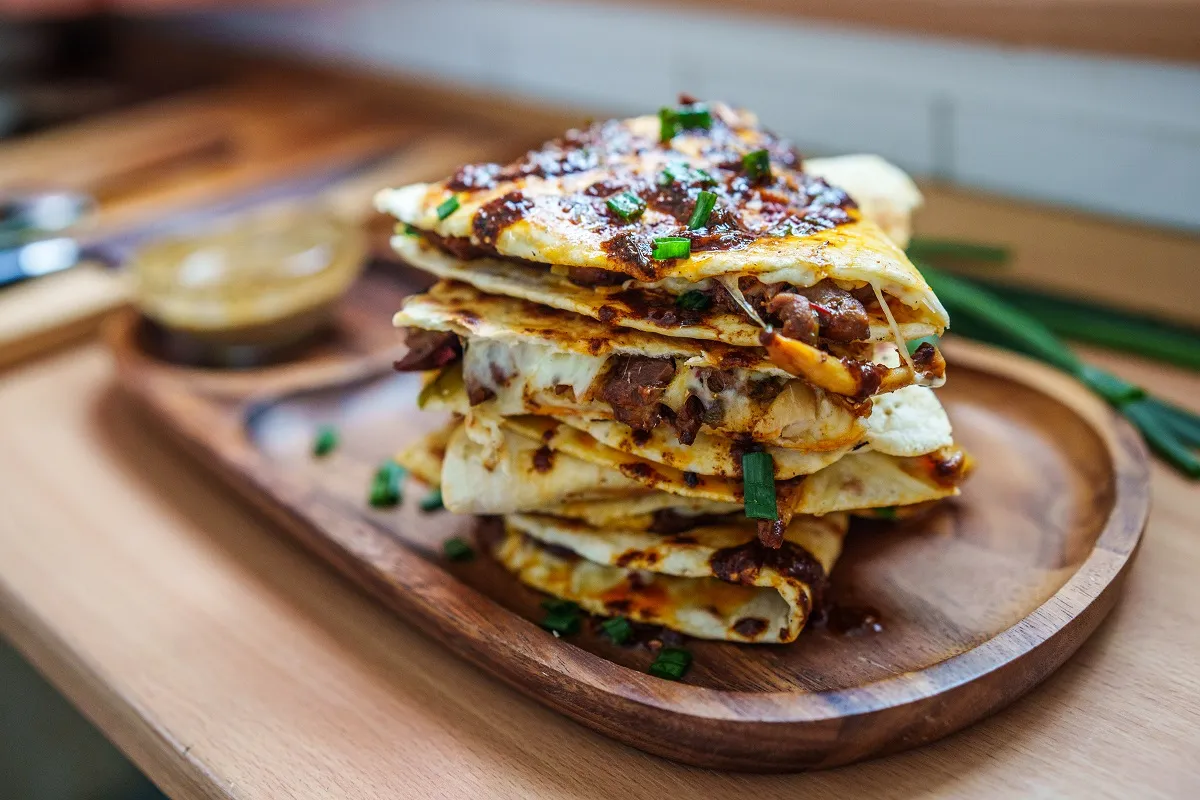 Bárányos quesadilla /Fotó: Mindmegette