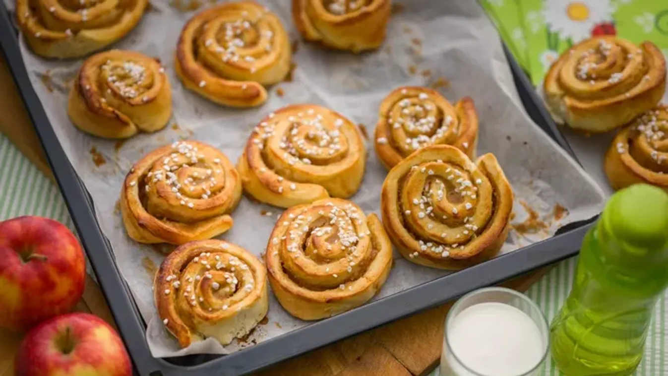 Svéd almás csiga recept