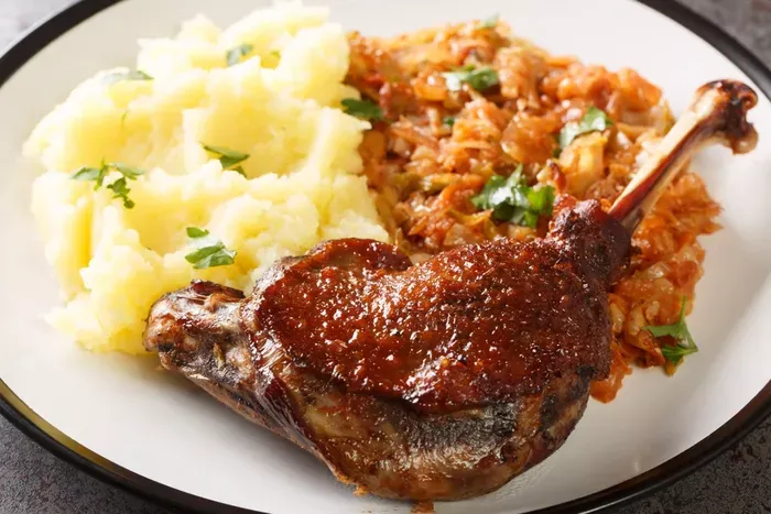 Sült libacomb recept