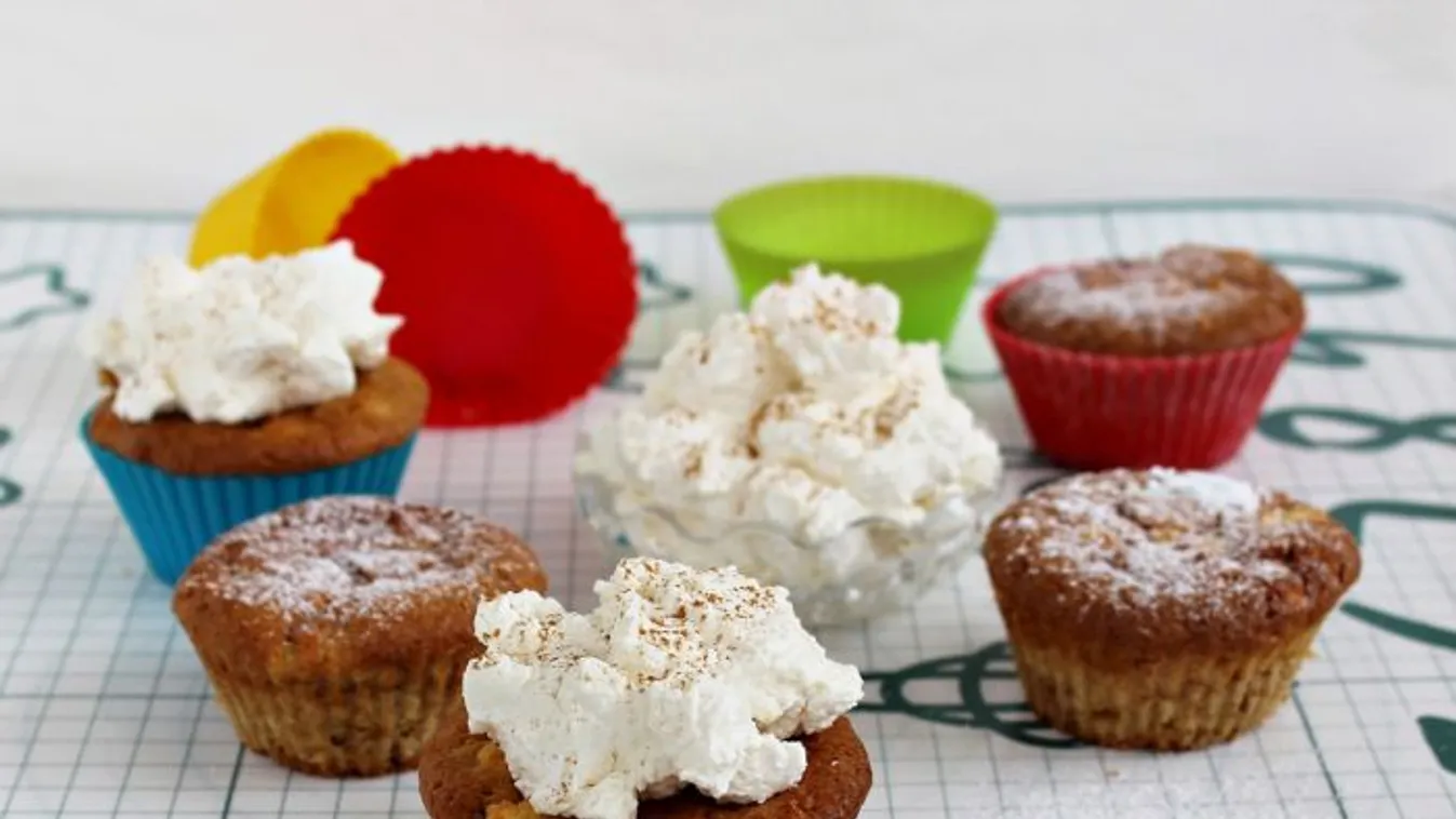 Almás muffin (cukormentes)