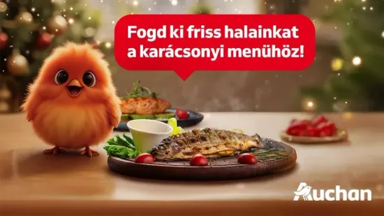 Ponty, busa és bio szürkeharcsa minden ünnepi asztalra az Auchantól