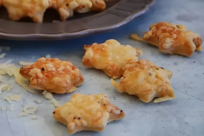 Sajtos csillag recept