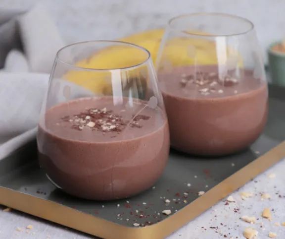 csokis-mogyorós smoothie