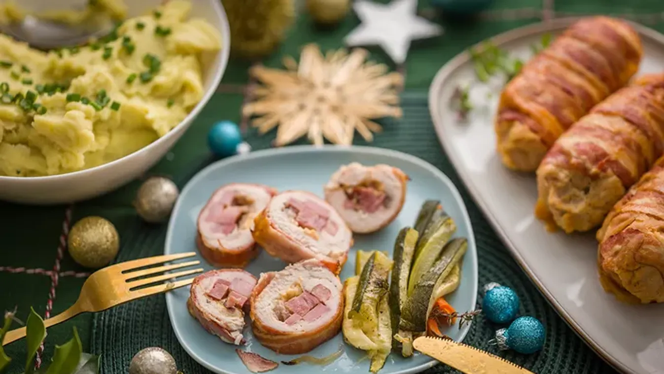 Sajttal-füstölt tarjával töltött pulykamell