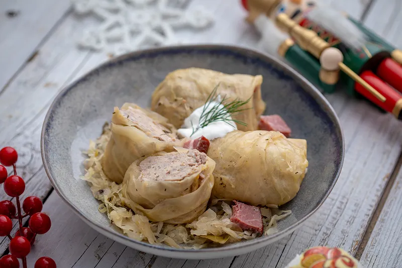 Erdélyi töltött káposzta bárányhússal