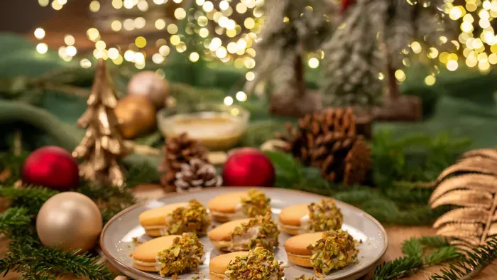 Pisztáciás linzer: air fryerben sütjük a kedvenc karácsonyi aprósüteményünket