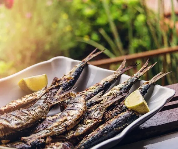Grillezett szardínia