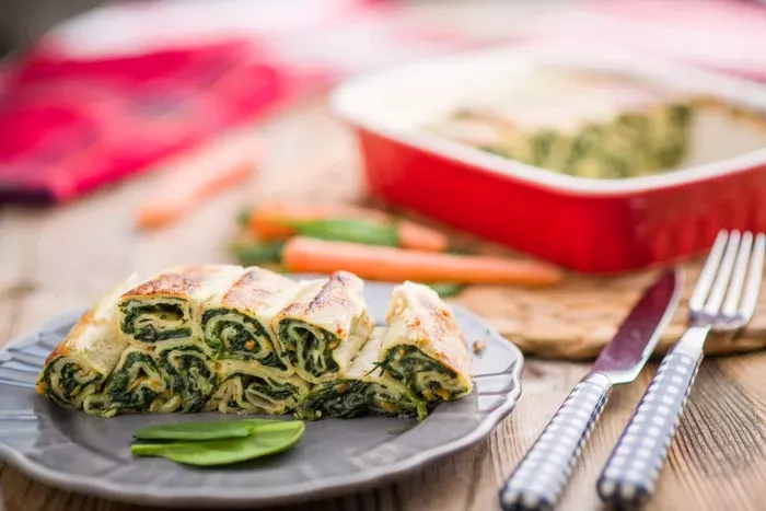 Spenóttal töltött palacsinta 