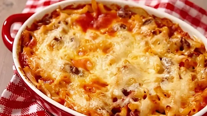 Paradicsomos makaróni a sütőből