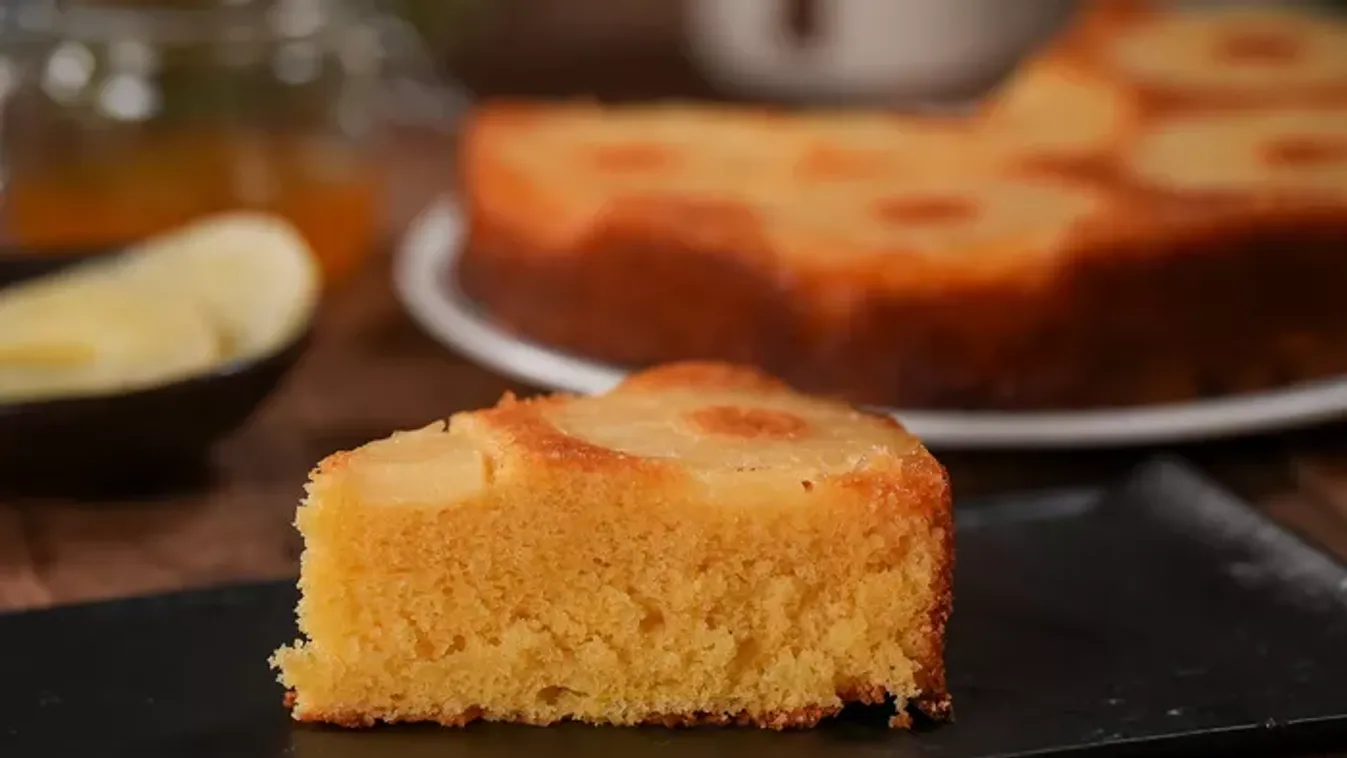 Fordított ananásztorta recept