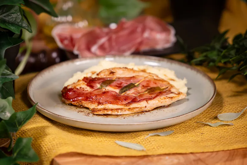 Saltimbocca csirkehúsból