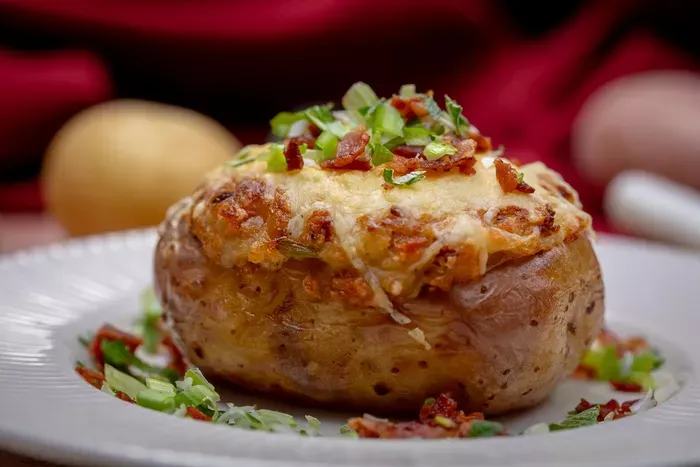 Töltött krumpli air fryerben