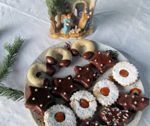 Karácsonyi linzertál gluténmentesen