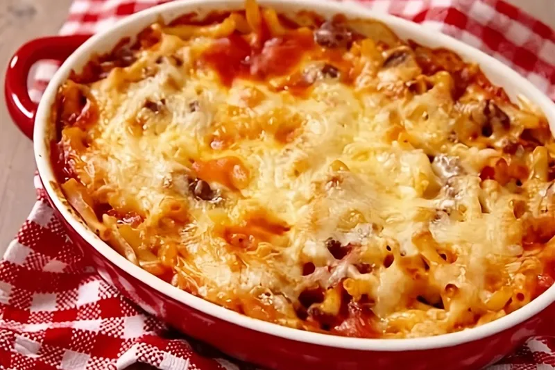 Paradicsomos makaróni a sütőből