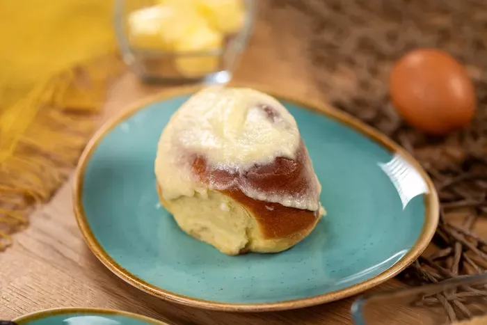 Fahéjas kelt tészta air fryerben sütve