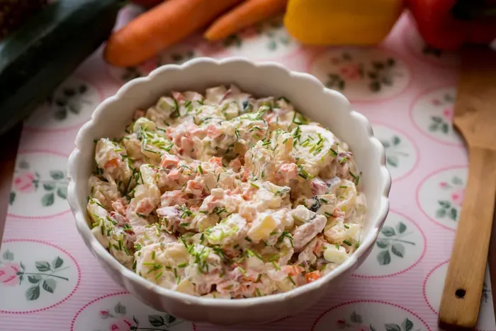 Majonézes burgonyasaláta snidlinggel