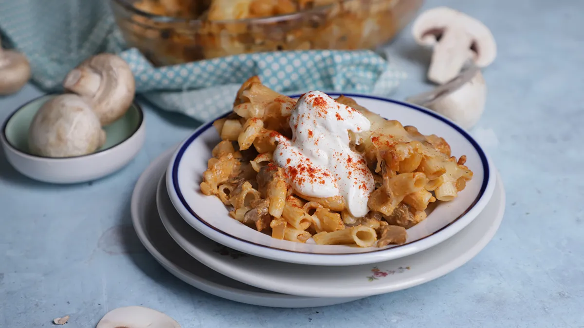 rakott gombapaprikás