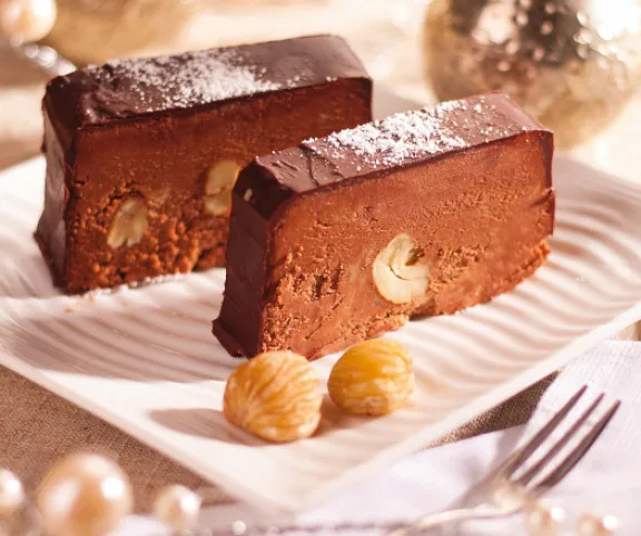 Gesztenyés trüffelszelet