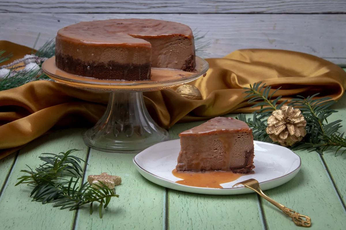 Kávés sajttorta karamellöntettel videó