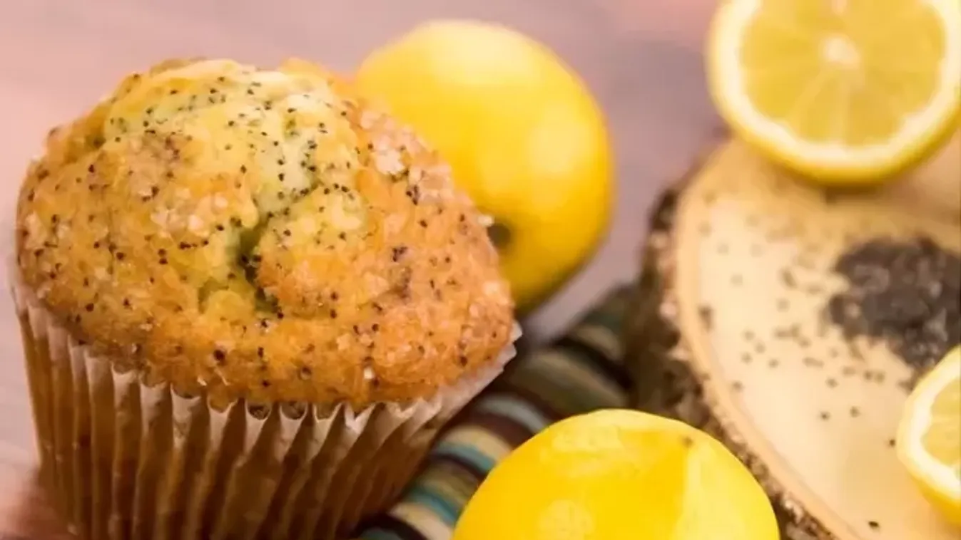 Mákos-citromos muffin recept