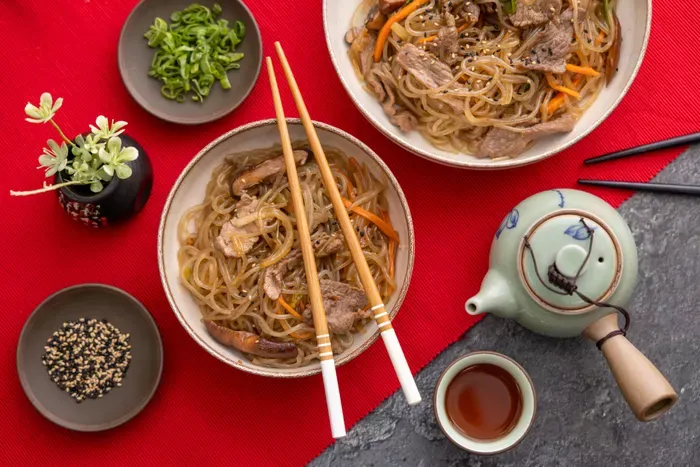 Koreai marhahúsos pirított tészta recept