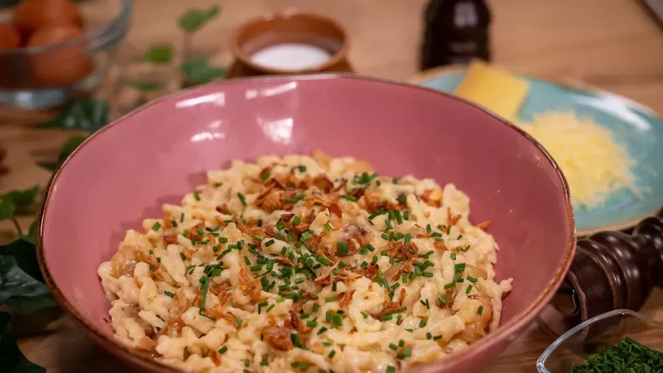 Osztrák sajtos galuska (käsespätzle)  recept