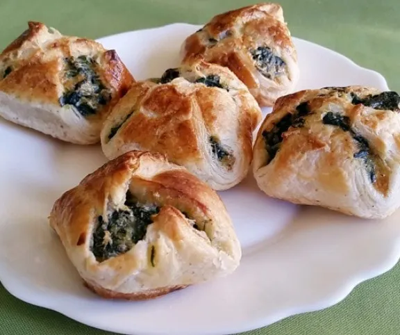 Spenótos sajtos batyu