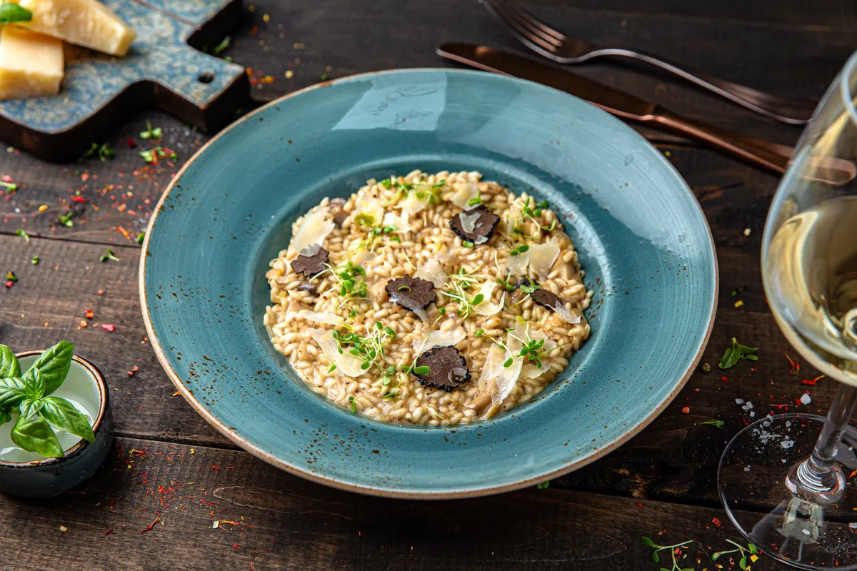 A megmaradt pezsgőből tökéletes rizottót készíthetünk.