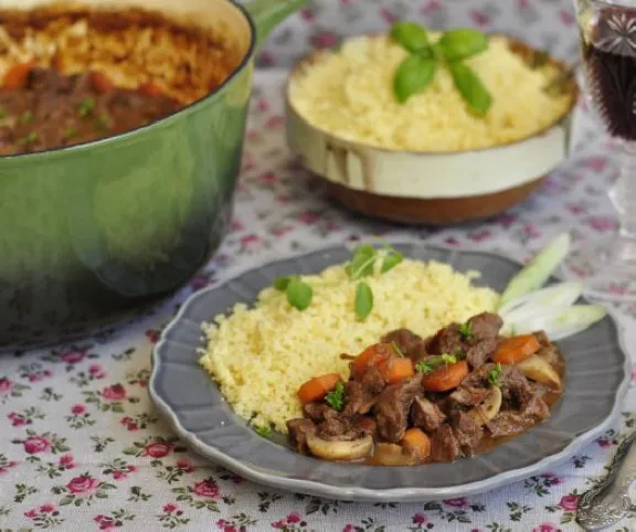 Marharagu kuszkusszal