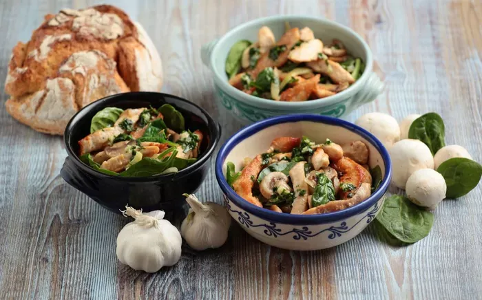 Spenótsaláta csirkemellel