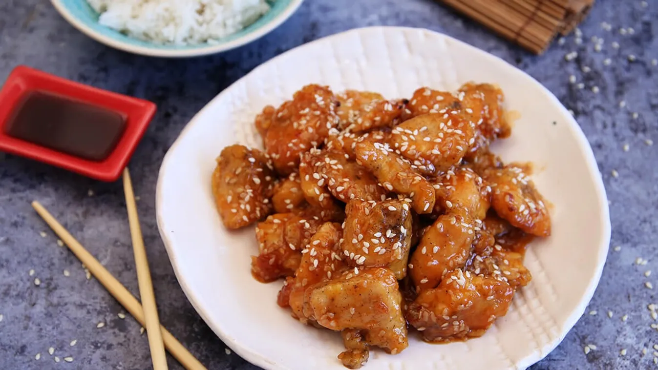 Kínai szezámmagos csirke