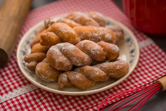 Koreai csavart fánk