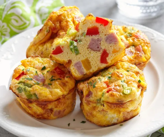 Sonkás tojásmuffin