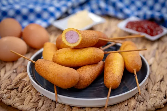 Mini corn dog