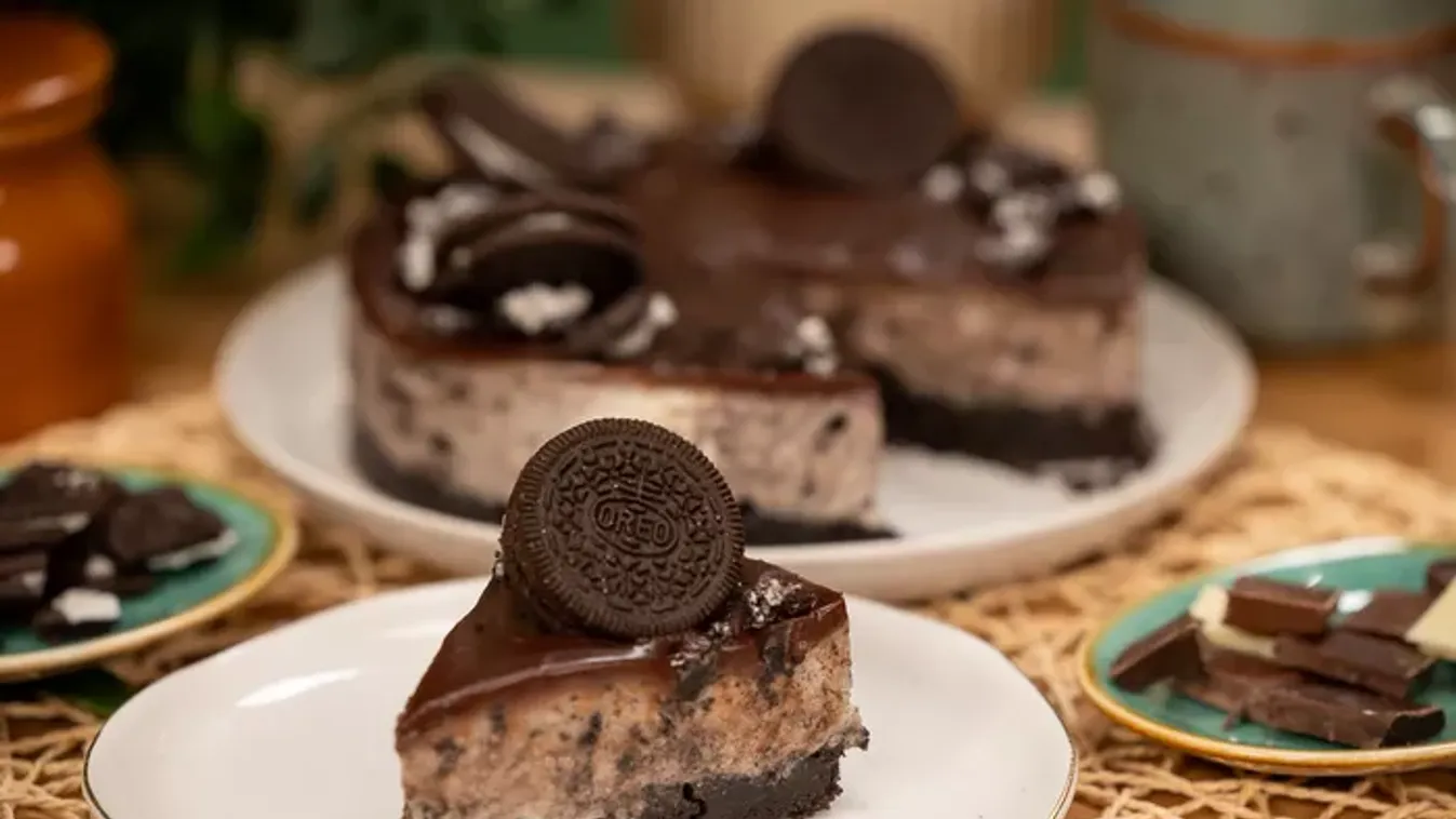 Sütés nélküli Oreo torta