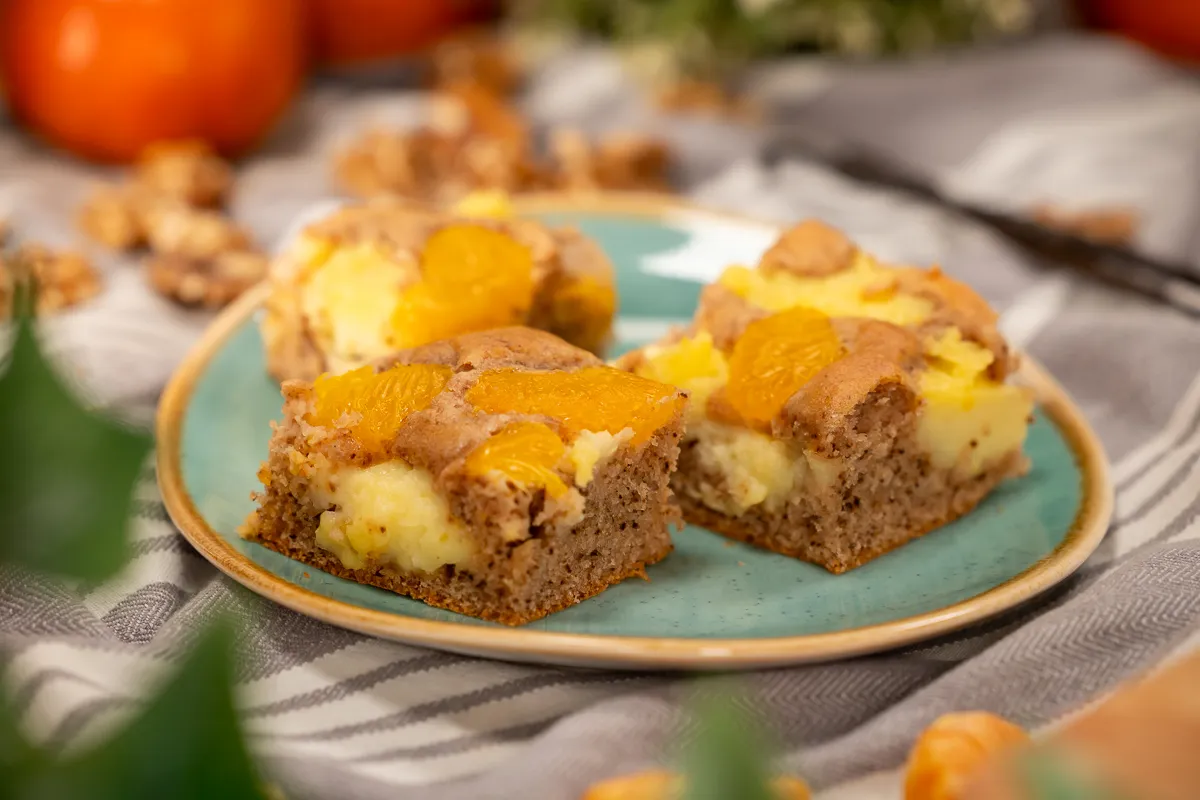 Gyors pudingos piskóta mandarinnal