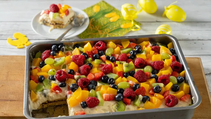 Ellenállhatatlan gyümölcsös piskóta húsvétra&nbsp;