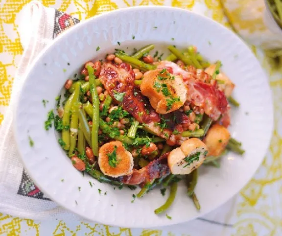 Háromféle babsaláta