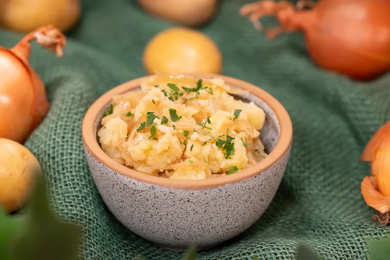 Hagymás tört burgonya