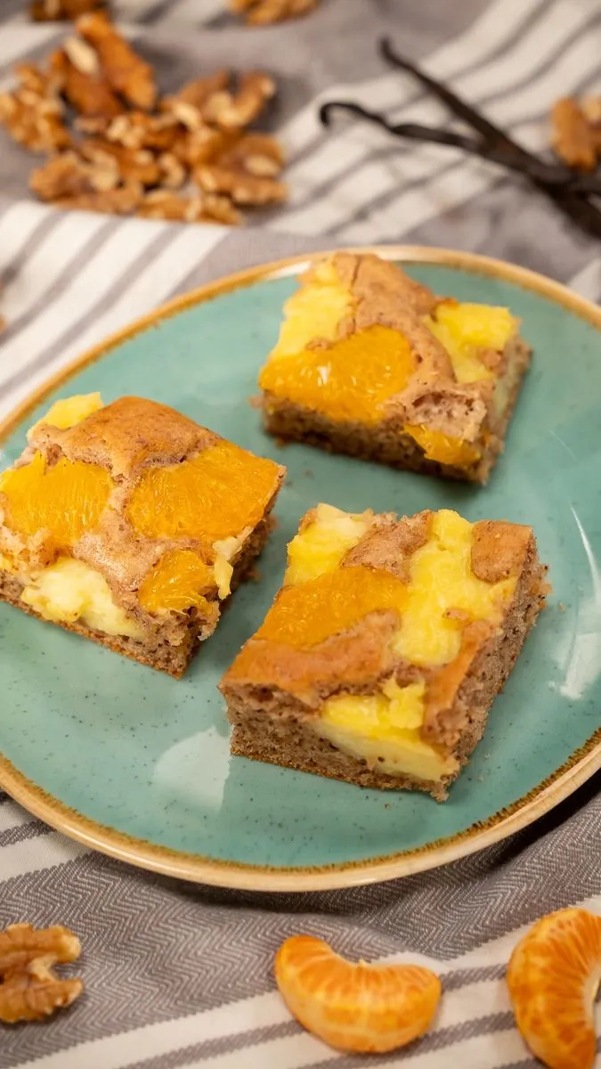 Gyors pudingos piskóta mandarinnal