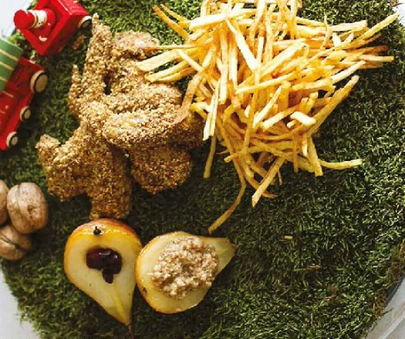 Diós-mézes csirkeszárnyak