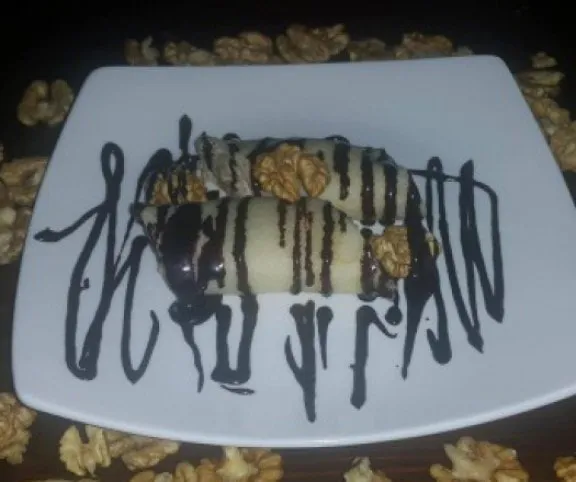 Csokiszószos gundel palacsinta