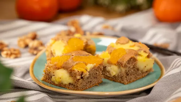 Gyors pudingos piskóta mandarinnal