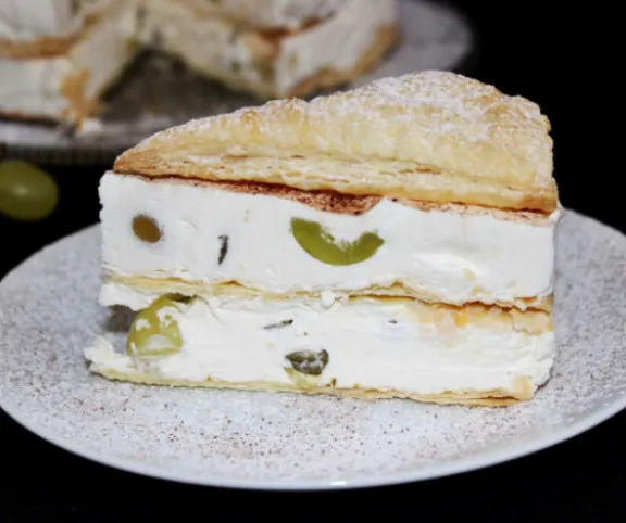 Szőlős joghurttorta