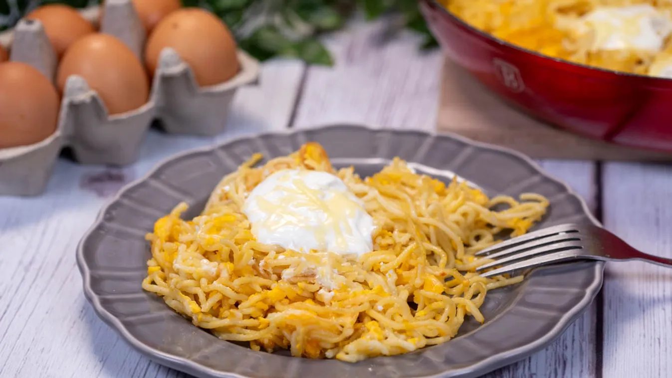 Sült tojásos tészta recept