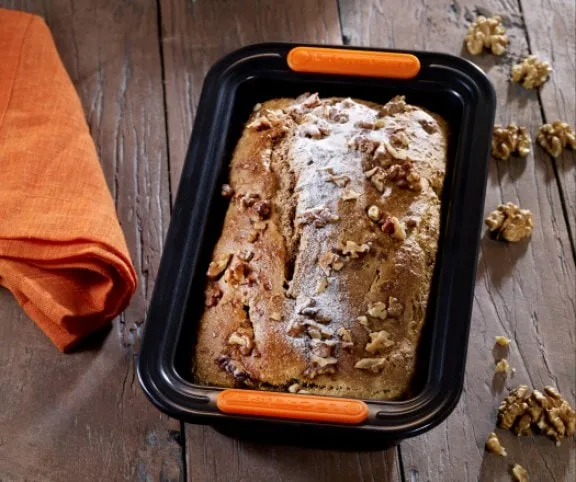 Teljes kiőrlésű diós kenyér