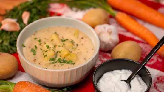 Tejfölös krumplileves, ahogy a nagyi készítette