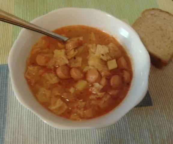 Hagyományos frankfurti leves 